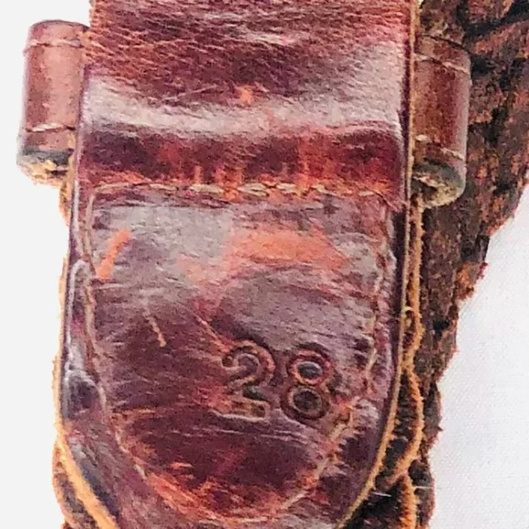 Genuine Leather Braided Belt With Bronze Colored Buckle - Picture 3 of 5